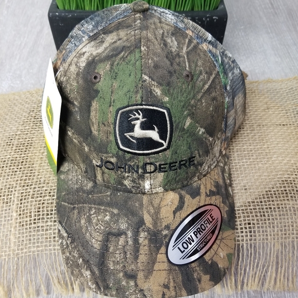 John Deere Camo Cap/Water Bottle Bundle - Picture 2 of 11